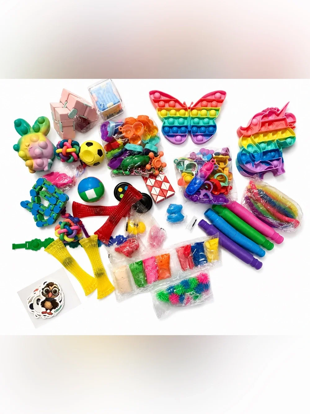 Assorted Kids Sensory Fidget Toy Pack of 75